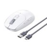 Mouse Wireless 2.4 GHz & Bluetooth UGREEN MU103 White15629