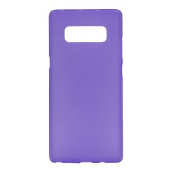 Θήκη TPU διάφανη με mat πλάτη για Samsung Note 8 - μωβ