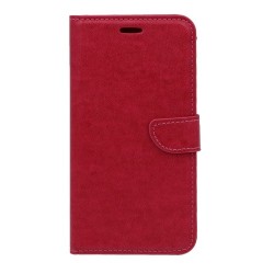 Θήκη flip με υποδοχή καρτών και δυνατότητα STAND για Xiaomi Redmi Note 13 5G - Κόκκινο