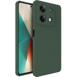 Θήκη Silky And Soft για Xiaomi Redmi Note 13 5G - Σκούρο Πράσινο