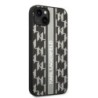 Karl Lagerfeld Monogram Stripe Back Cover PU Leather Case Θήκη προστασίας από δερματίνη – iPhone 14 Plus Γκρι - KLHCP14MPGKLSKG