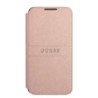 Guess “Saffiano Stripes Wallet Case Collection” Θήκη προστασίας από δερματίνη τύπου folio – Samsung Galaxy S22 Plus Ροζ