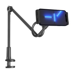 Wozinsky Holder Long Flexible Βάση Γραφείου για Κινητό - Μαύρο