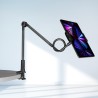 Wozinsky Holder Long Flexible Βάση Γραφείου για Κινητό - Μαύρο