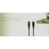 Καλώδιο φόρτισης και δεδομένων Tellur Green Data Cable Type-C σε Type-C – 1 μέτρο σε μαύρο χρώμα
