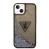 Guess “Metallic Triangle Glitter Logo Collection” Θήκη προστασίας από σιλικόνη – iPhone 14 Plus Black – GUHCP14MLFCTPK