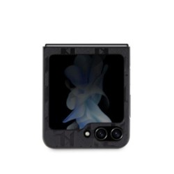 Karl Lagerfeld Monogram Ikonik Pin Saffiano Case Θήκη προστασίας από δερματίνη – Galaxy Z Flip 5 Black – KLHCZF5SAPKINPK