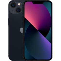 Μεταχειρισμένο Apple iPhone 13 128GB - Midnight μπροστινή και πίσω όψη