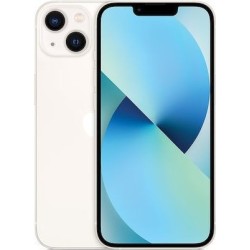 Μεταχειρισμένο Apple iPhone 13 128GB - Starlight μπροστινή και πίσω όψη