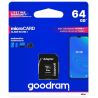 Goodram M1AA SDXC UHS-I U1 Κάρτα μνήμης 64GB με αντάπτορα