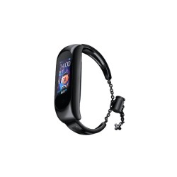 Hurtel Bracelet Λουράκι Μεταλλικό (Mi Smart Band 6 / 5 / 4 / 3) - Μαύρο