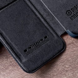 Nillkin Qin Pro Back Cover Δερμάτινη (iPhone 14 Pro Max) - Καφέ