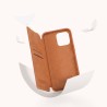 Nillkin Qin Pro Back Cover Δερμάτινη (iPhone 14 Pro Max) - Καφέ