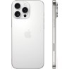 Apple iPhone 16 Pro Max 256GB White Titanium, πίσω και πλαϊνή όψη με τριπλή κάμερα και τιτάνια κουμπιά.