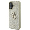 Guess Fixed Glitter 4G Logo Case για iPhone 16 Plus - Χρυσό