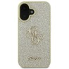 Guess Fixed Glitter 4G Logo Case για iPhone 16 Plus - Χρυσό
