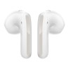 Λευκά Bluetooth ακουστικά Xiaomi Redmi Buds 6 Active έξω από τη θήκη