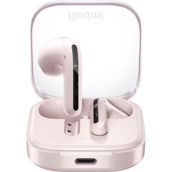 Xiaomi Redmi Buds 6 Active Bluetooth Ακουστικά με Θήκη Φόρτισης Transparent powder ακουστικά με θηκη