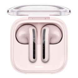 Xiaomi Redmi Buds 6 Active Bluetooth Ακουστικά με Θήκη Φόρτισης Transparent powder ακουστικά μεσα στη θηκη