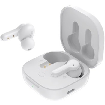 QCY T13 TWS In-ear Bluetooth Handsfree Ακουστικά με Θήκη Φόρτισης - Λευκό ακουστικο και θηκη