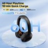 QCY H3 Lite ANC Ασύρματα/Ενσύρματα Over Ear Ακουστικά - Μαύρο
